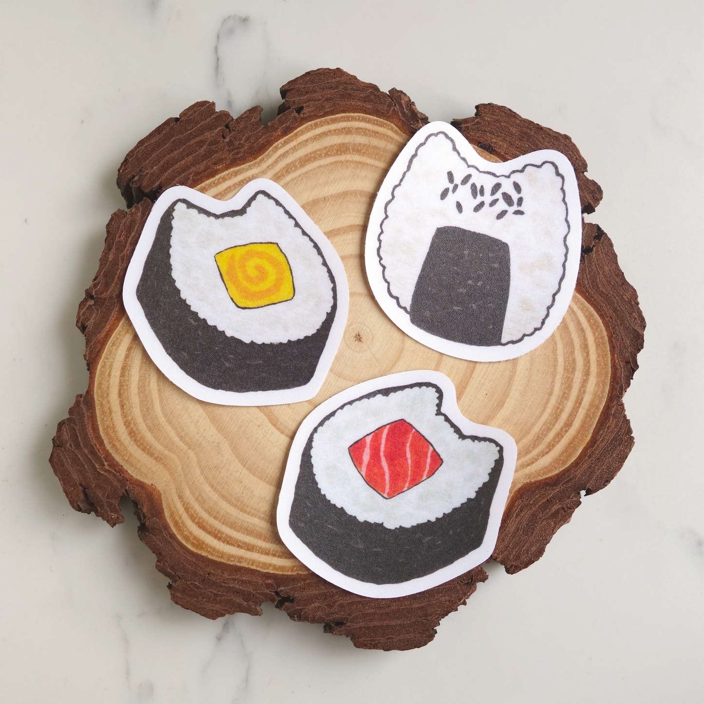 Cat Sushi Stickers